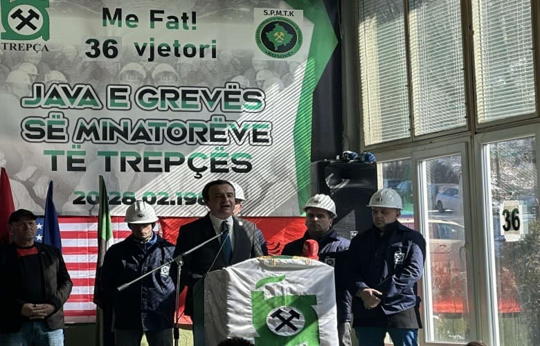 Shënohet 36 vjetori i grevës së minatorëve të ‘Trepçës`