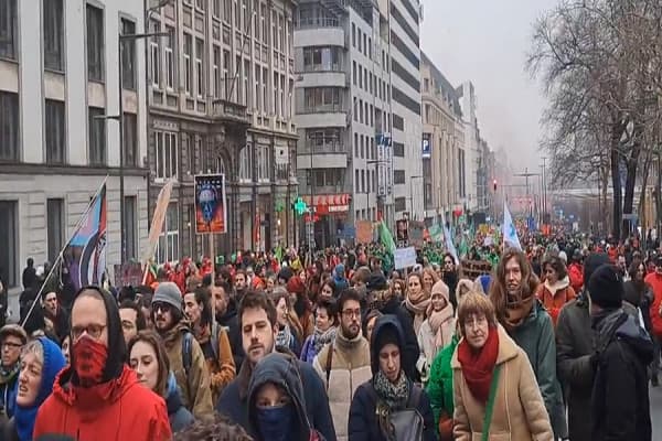 ​Shpërthejnë protesta në Bruksel kundër planit për uljen e pensioneve