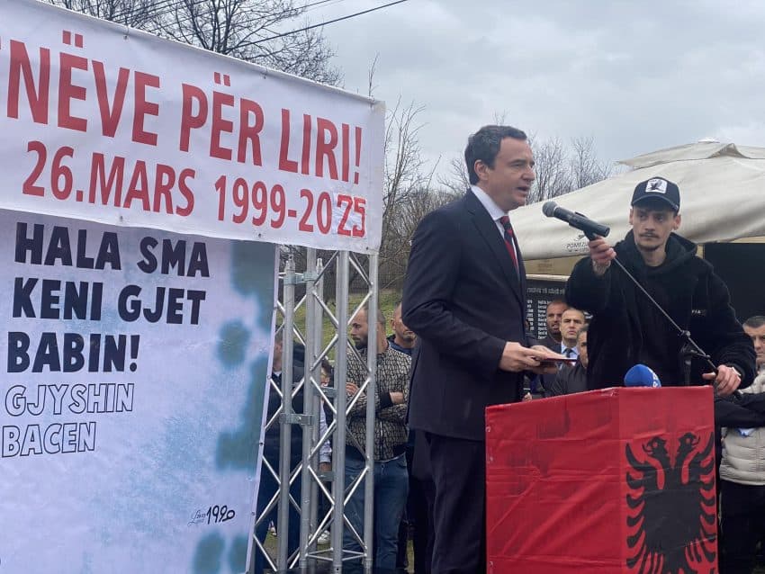 Kryeministri Kurti nga Krusha e Vogël kërkoi që kryerësit e krimeve të vihen para drejtësisë
