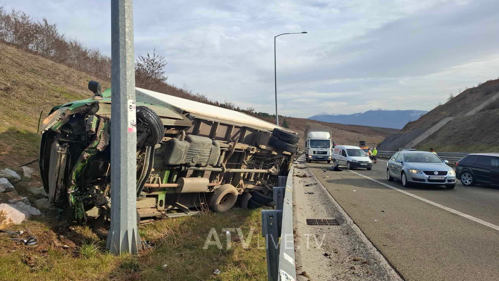 Aksident i rëndë në autostradën Suharekë – Duhël
