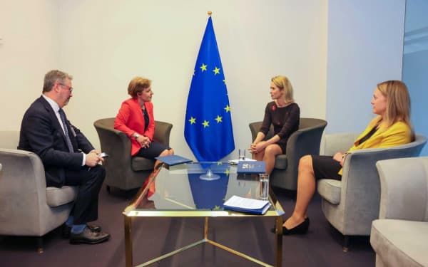​Gërvalla takon Kallas, i kërkon heqjen e sanksioneve për Kosovën