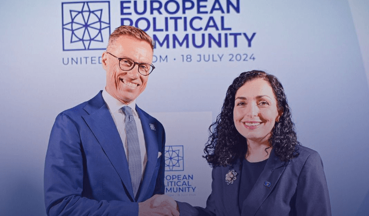 Presidentja Osmani në Finlandë me ftesë të Presidentit Stubb