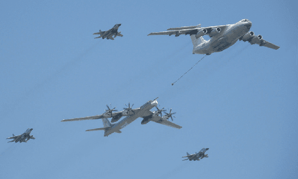 Aeroplanët luftarakë të NATO-s ngriten në ajër pas sulmeve ruse me rreze të gjatë veprimi në Ukrainë