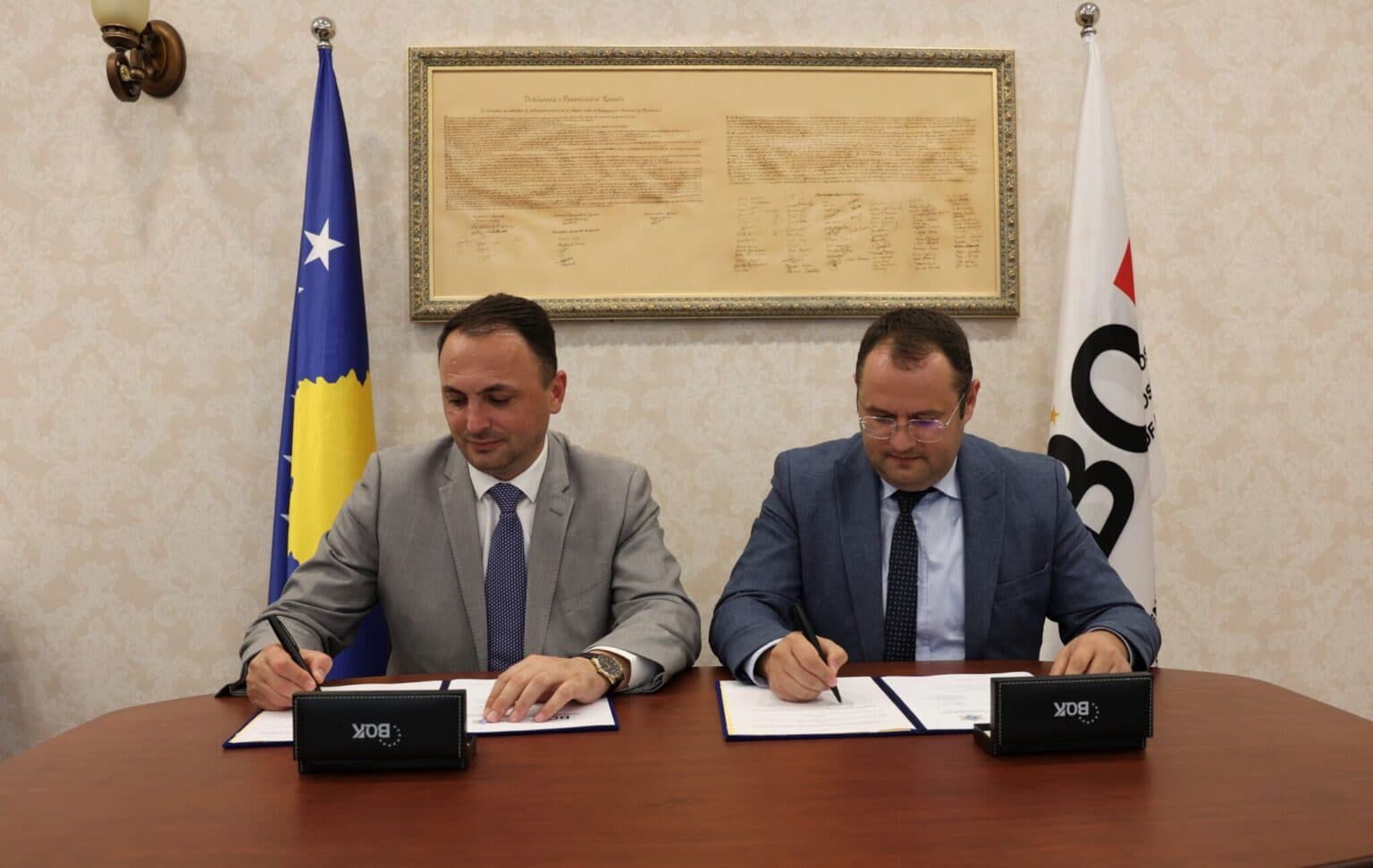 BQK dhe AKI zgjerojnë bashkëpunimin ndërinstitucional për sigurinë dhe integritetin financiar