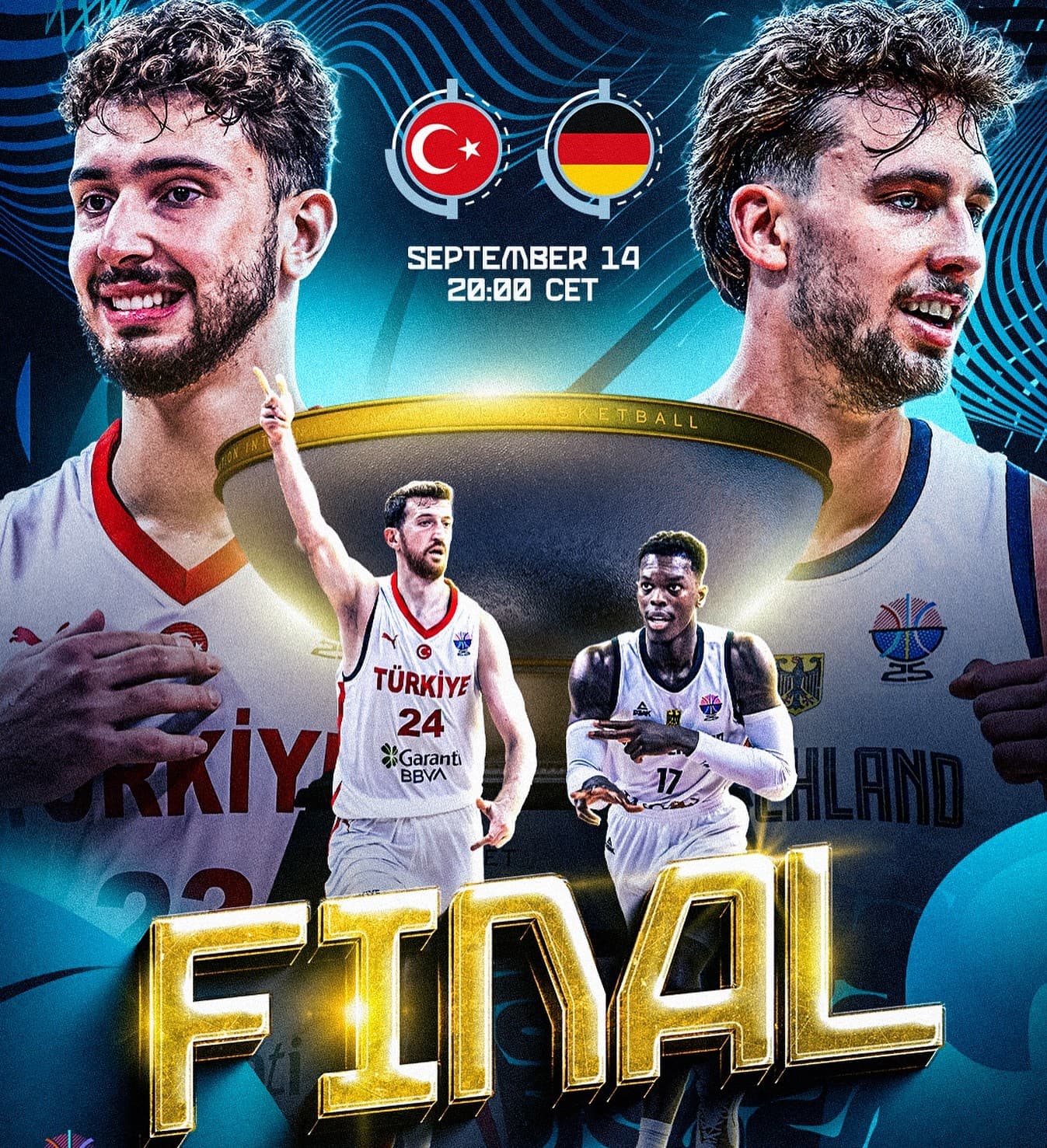 Finalja e Eurobasket 2025: Turqi vs Gjermani – Duel për historinë në Riga