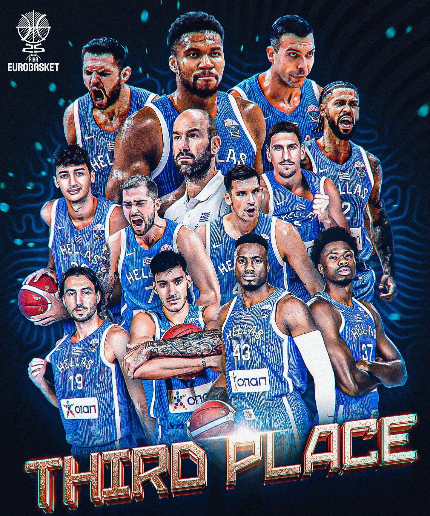 Greqia fiton medaljen e bronztë në Kampionatin Evropian të Basketbollit, pas një ndeshjeje dramatike ndaj Finlandës
