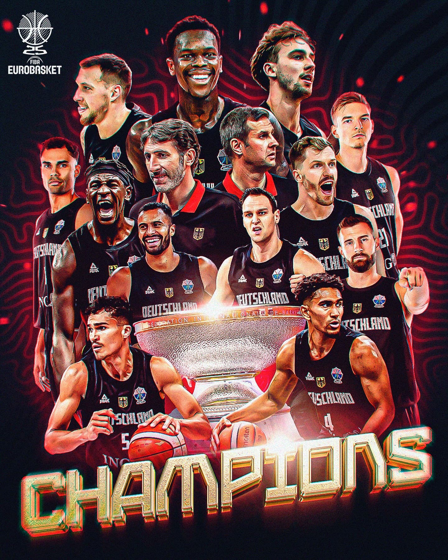 Gjermania përmbys Turqinë dhe shpallet kampione e EuroBasket 2025