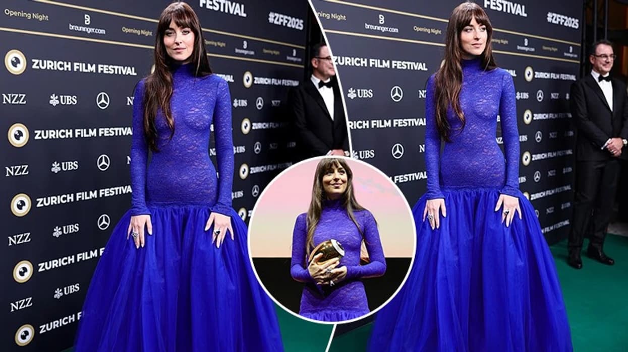 Dakota Johnson mori gjithë vëmendjen me fustanin transparent në Festivalin e Filmit në Zurich