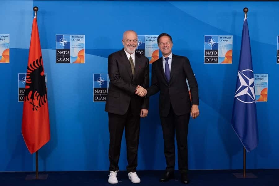 Rutte do të takohet të mërkurën me Ramën në Bruksel