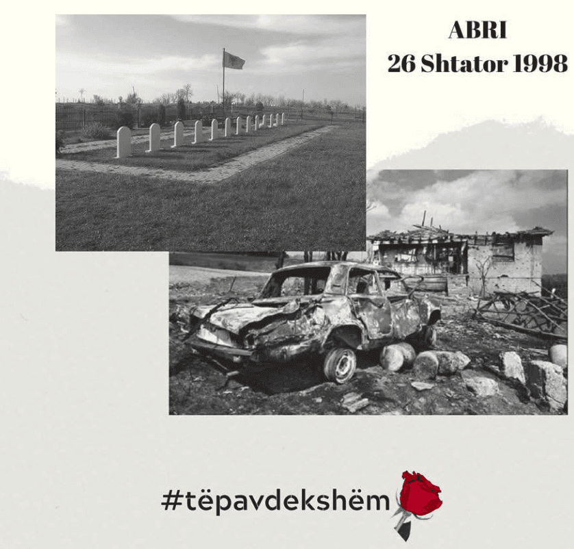 Haradinaj kujton Masakrën në Abri dhe luftëtarët Demakun, Xhemajlin e Hajdarin