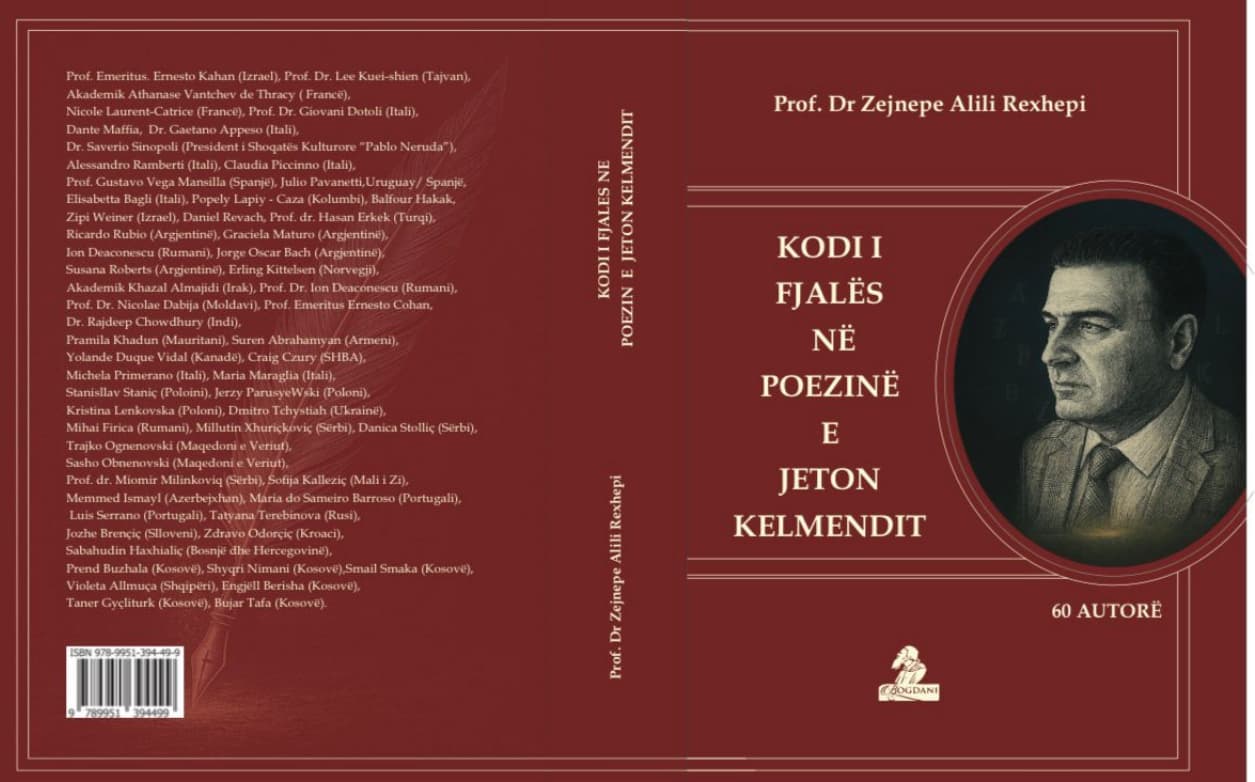 IWA Bogdani boton librin “Kodi i fjalës në poezinë e Jeton Kelmendit” të Zejnepe Alili Rexhepit