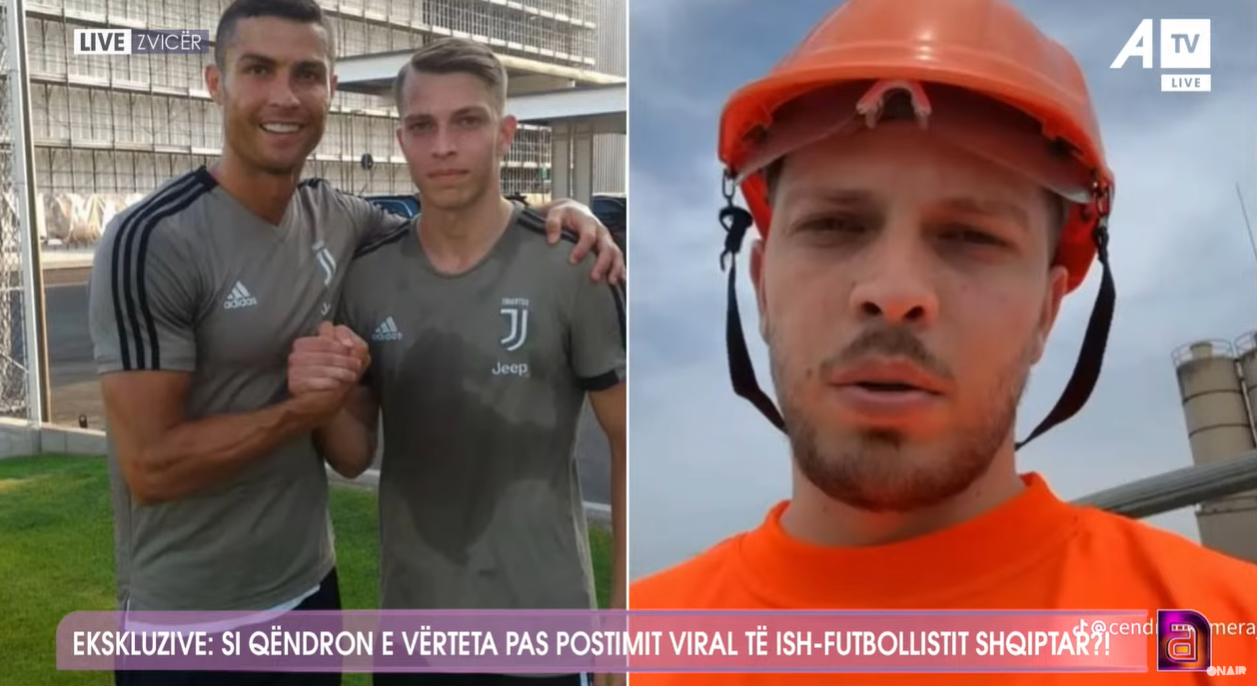 Ish-futbollisti shqiptar bëhet viral me një foto: Zbulohet e vërteta pas postimit