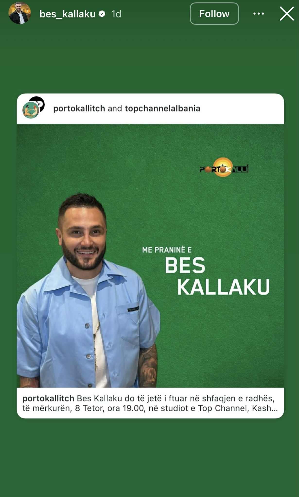 Pas viteve ndarje, Bes Kallaku ribashkohet me dashurinë e parë artistike