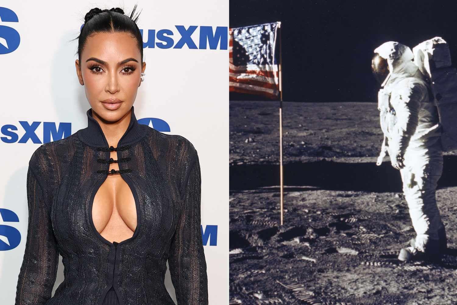 Kim Kardashian pretendon se ulja e NASA-s në hënë ishte e rreme: Pse valëvitet flamuri?
