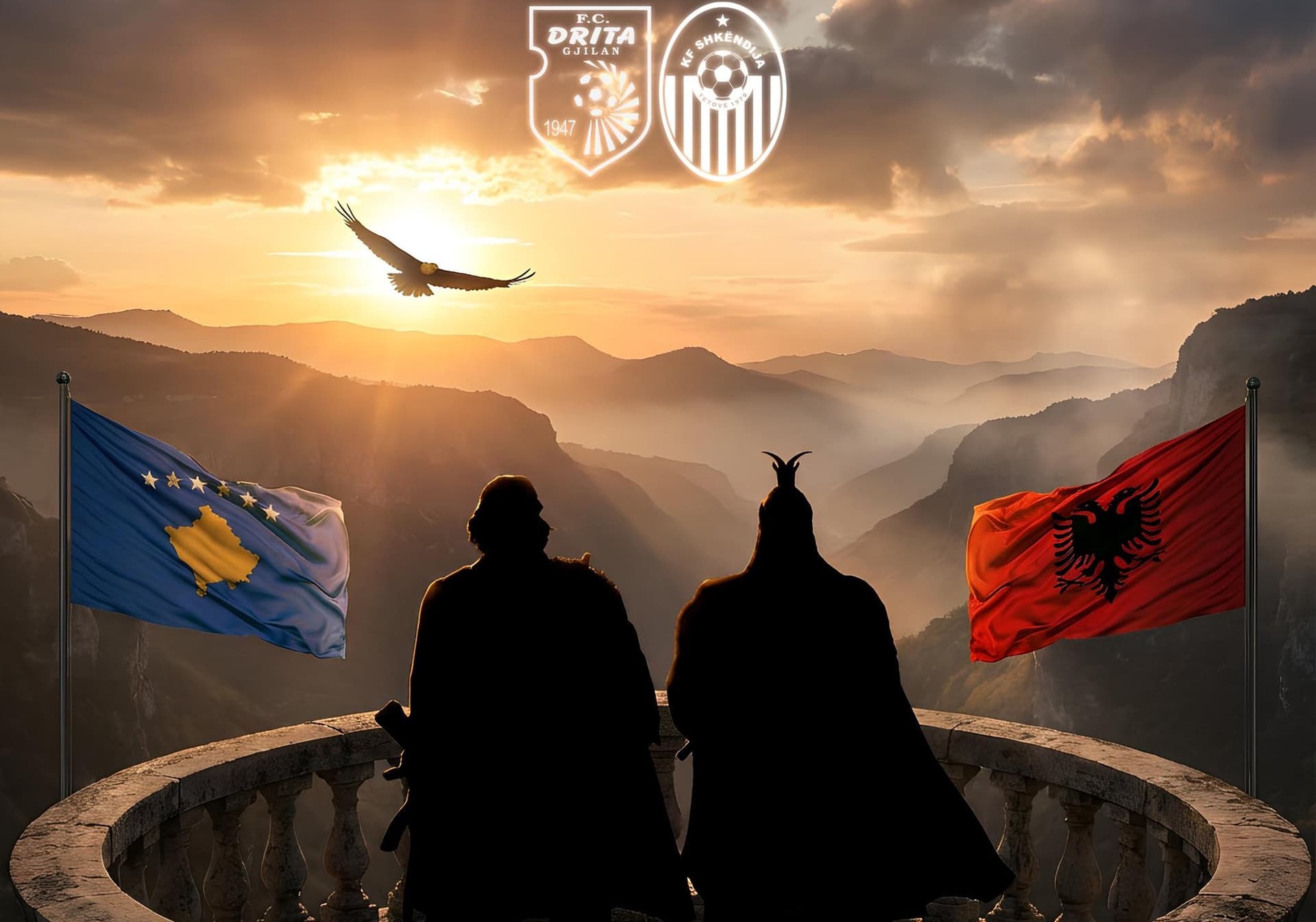 Derbi i shqiptarëve në Evropë: Prishtina pret spektaklin Drita–Shkëndija