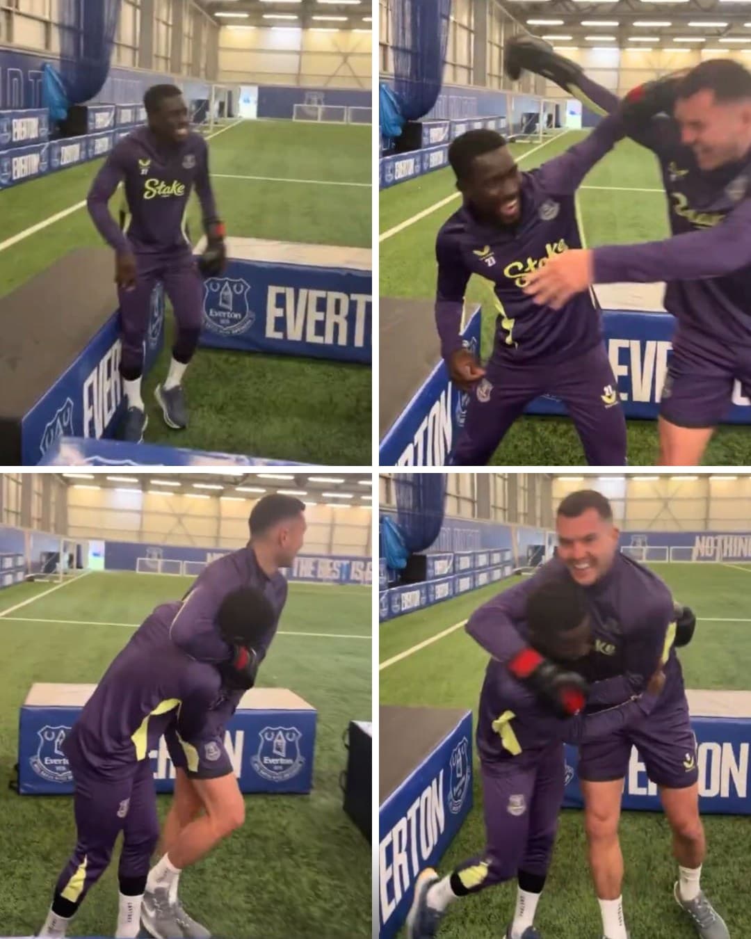 Pas zënkës së ashpër, yjet e Evertonit befasojnë me daljen në “ring”