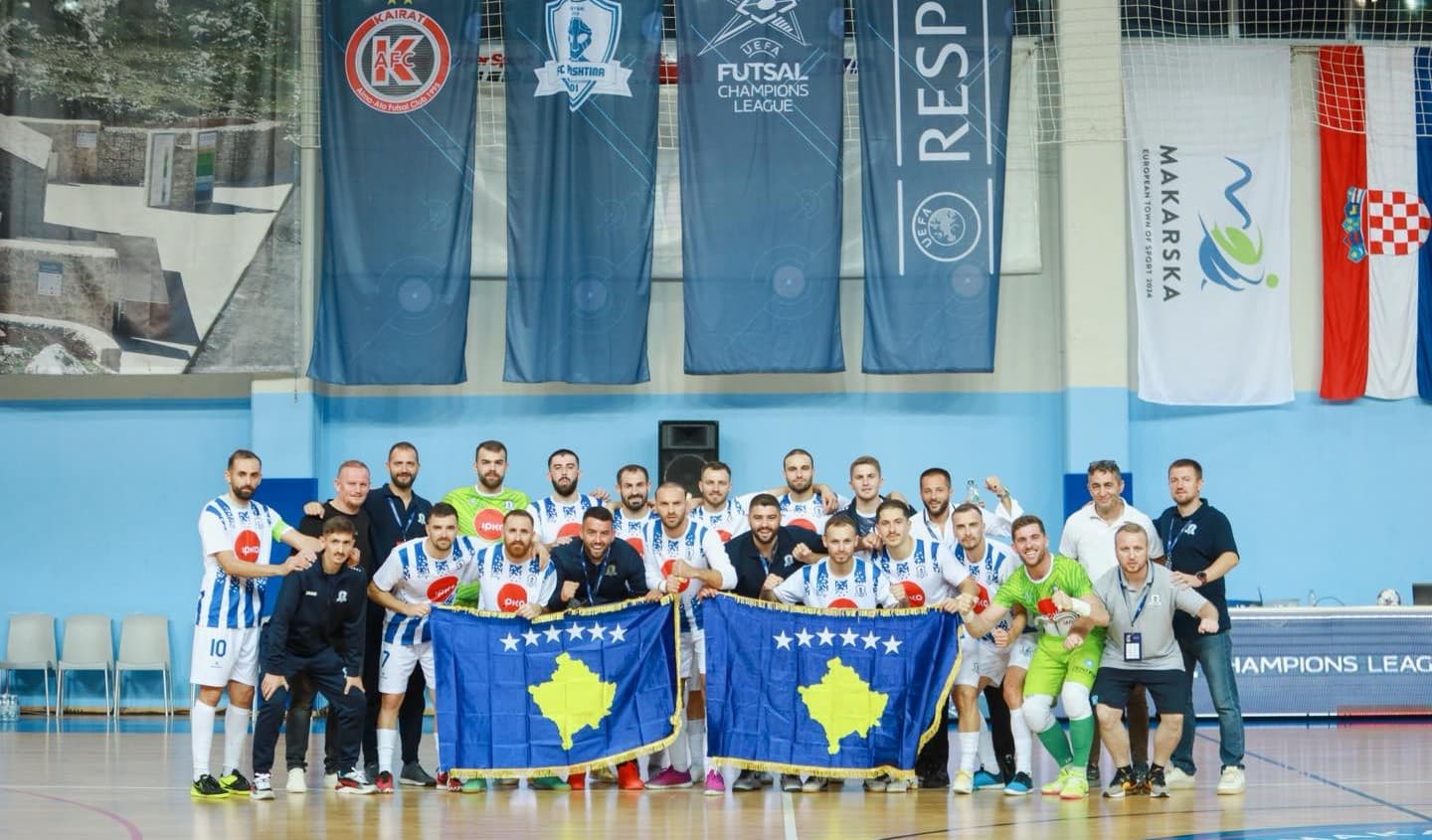 FC Prishtina 01 do të përballet me Riga Futsal Club