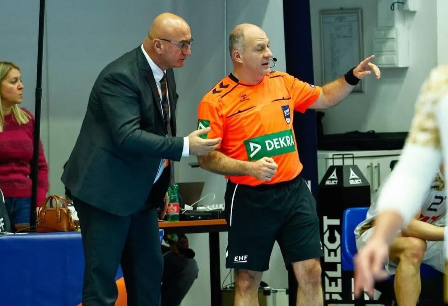 Eshref Beqiri, delegat i EHF-së në ndeshjen e Ligës Evropiane