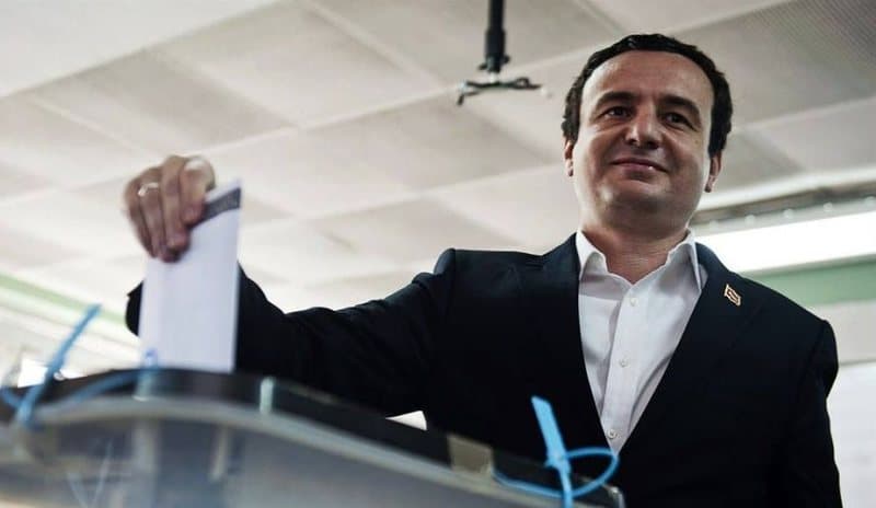 Voton kryeministri në detyrë, Albin Kurti
