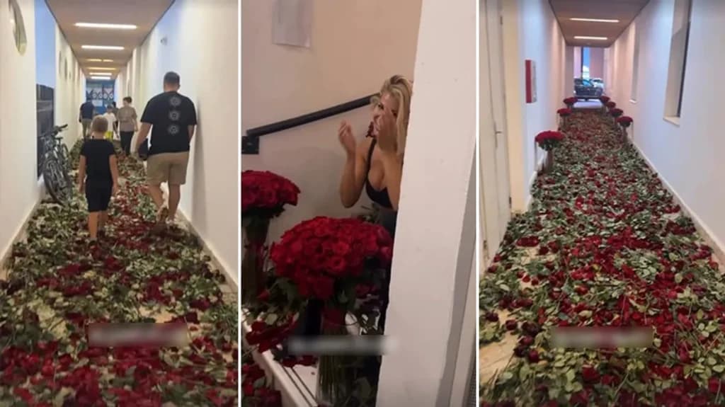 Luana Vjollca “pushtohet” nga trëndafilat, surpriza romantike që ndez rrjetin sërish!
