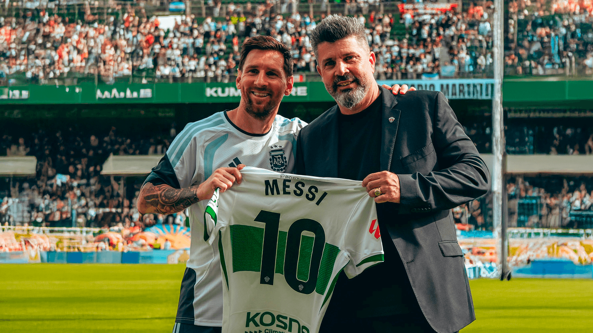 Mbi 25,000 spektatorë në stërvitjen e Argjentinës në Elche, Messi i mrekulluar nga dashuria e tifozëve