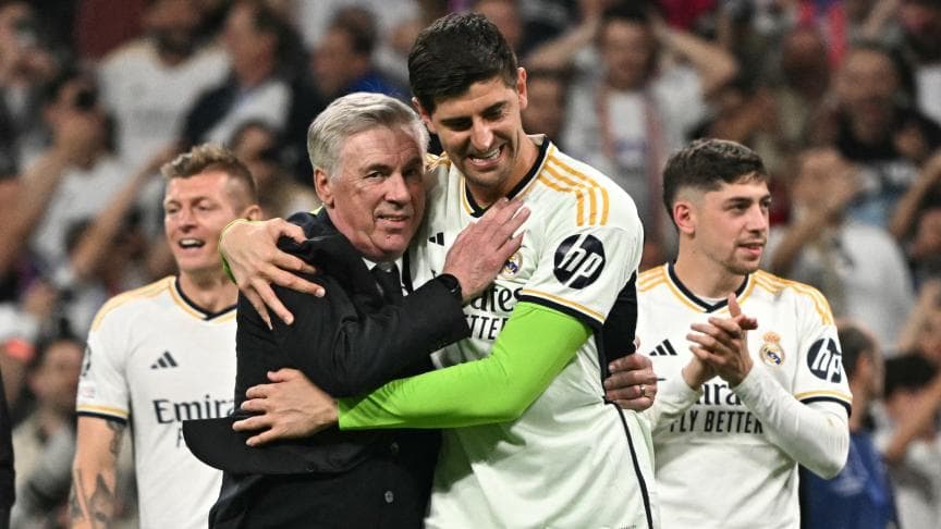 Courtois krahason Ancelottin dhe Xabi Alonson: “Ancelotti ishte si një baba për ne, me Xabin është ndryshe”