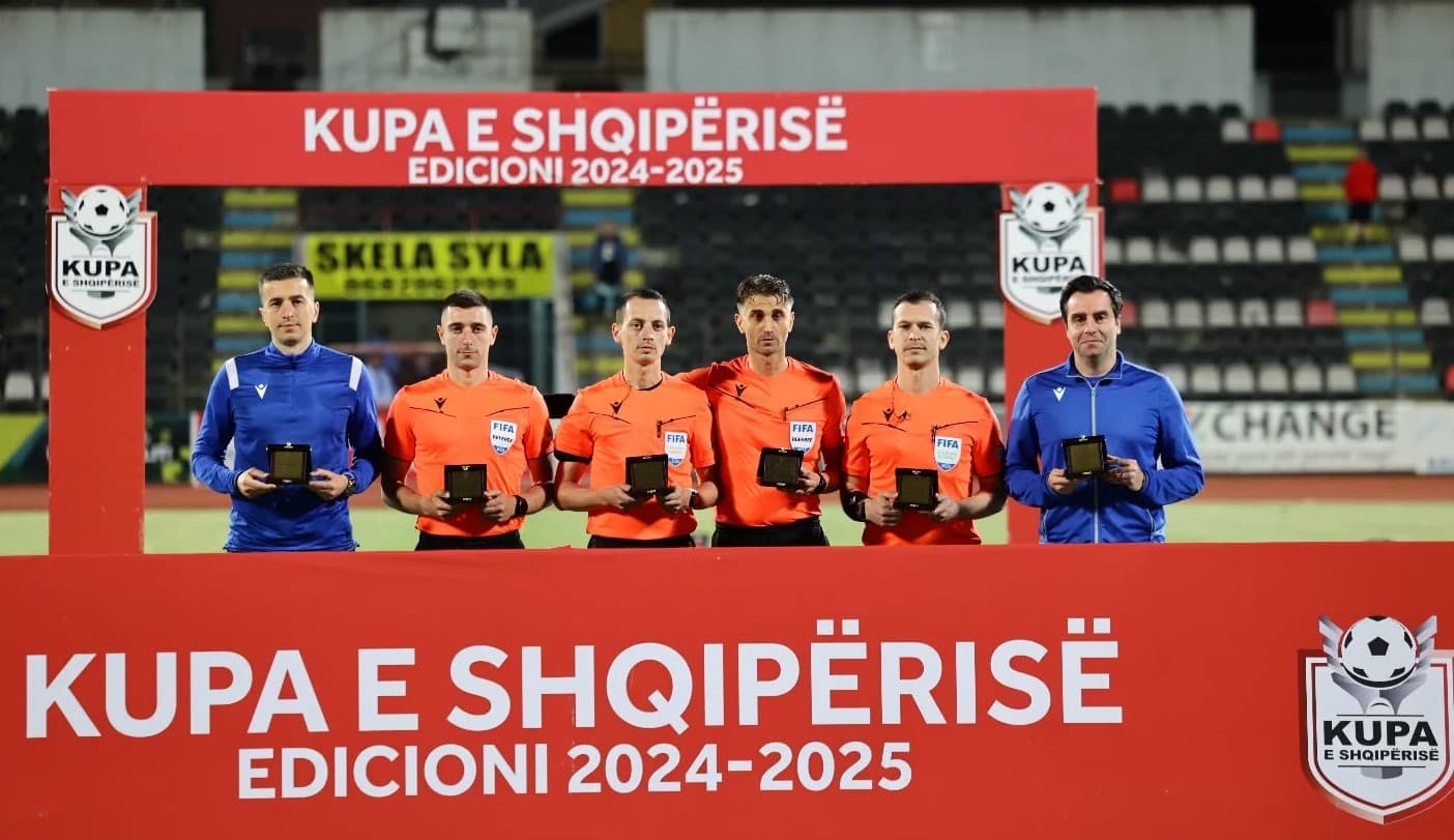 11 arbitra shqiptarë në ndeshjet e UEFA Conference League