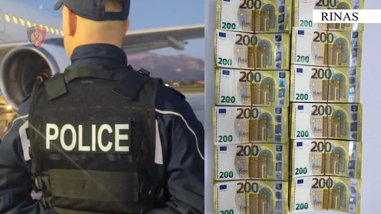 Tentoi të hynte në Shqipëri me 240 mijë euro të padeklaruara, arrestohet 36-vjeçari në Rinas