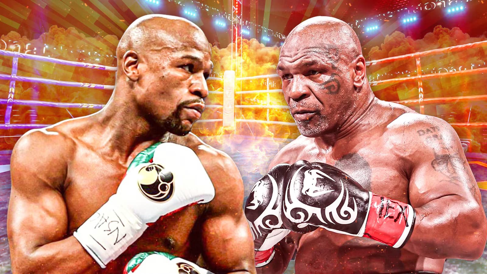Përballja historike – Tyson dhe Mayweather gati për super-meçin e vitit