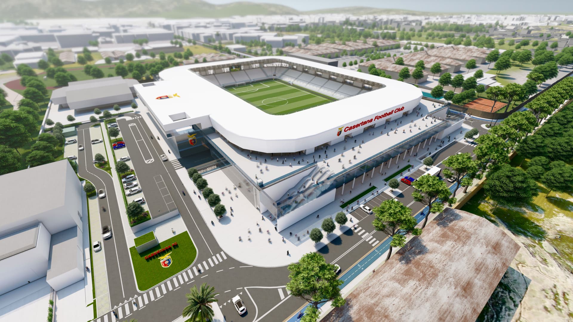 Një epokë e re për ekipin Casertana, stadium me kapacitet më të madh se “Fadil Vokrri”