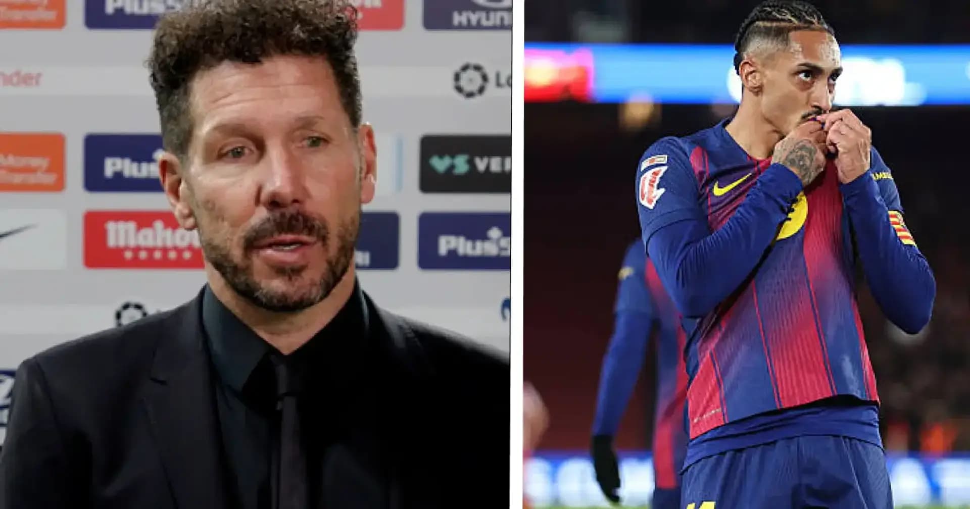 Simeone: “Raphinha është i jashtëzakonshëm, meritonte Topin e Artë”
