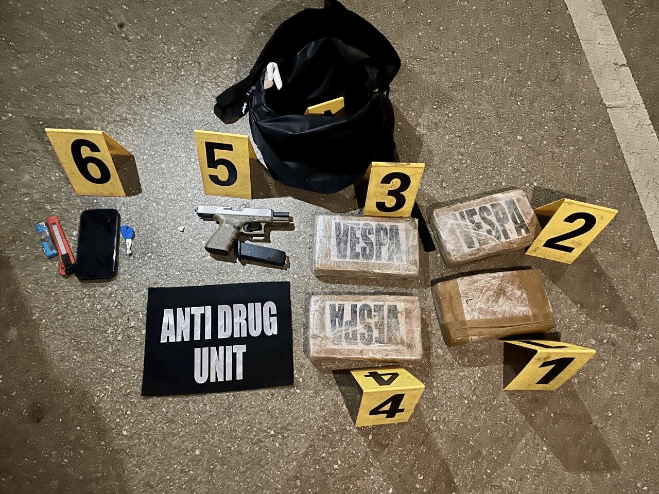 Konfiskohen mbi 4.6 kg kokainë dhe arrestohen katër të dyshuar