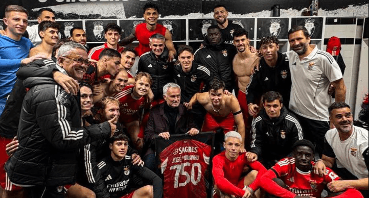 Mourinho shkruan histori: Feston fitoren e 750-të në karrierë me Benficën
