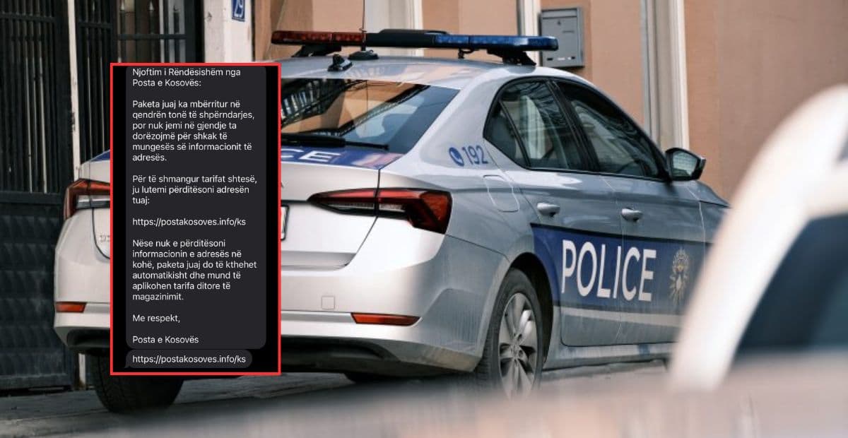 SMS mashtruese në emër të Postës së Kosovës, Policia u bën thirrje qytetarëve për kujdes: Përmbajnë linqe mashtruese