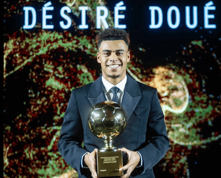 Zyrtare: Désiré Doué shpallet “Golden Boy 2025!”