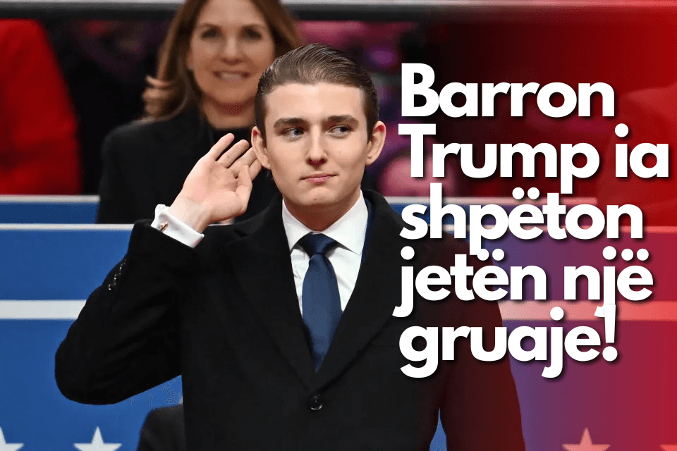 Ekskluzive – Barron Trump, djali i Presidentit amerikan, e shpëton një grua nga i dashuri i saj!