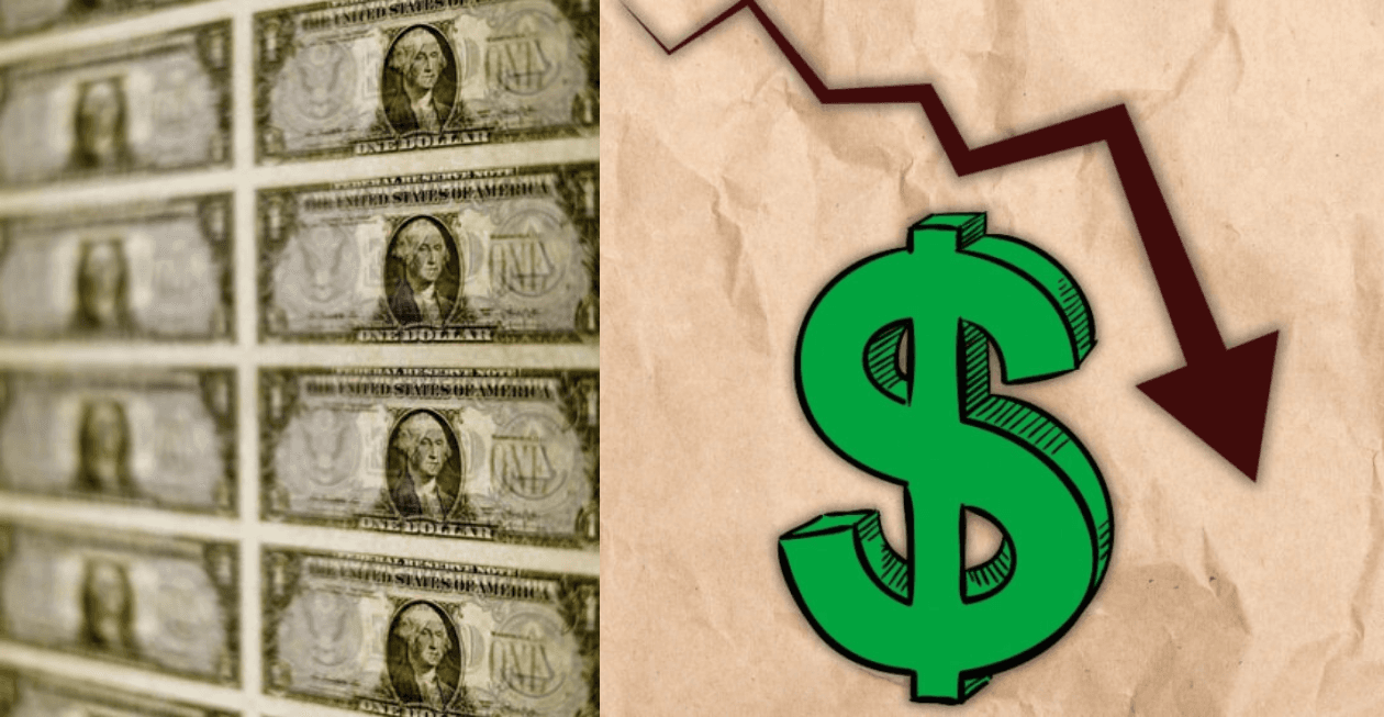 Dollari amerikan bie në nivelin më të ulët në katër vite