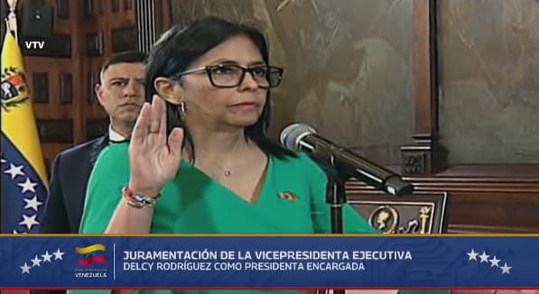 Delcy Rodríguez betohet si presidente e përkohshme e Venezuelës