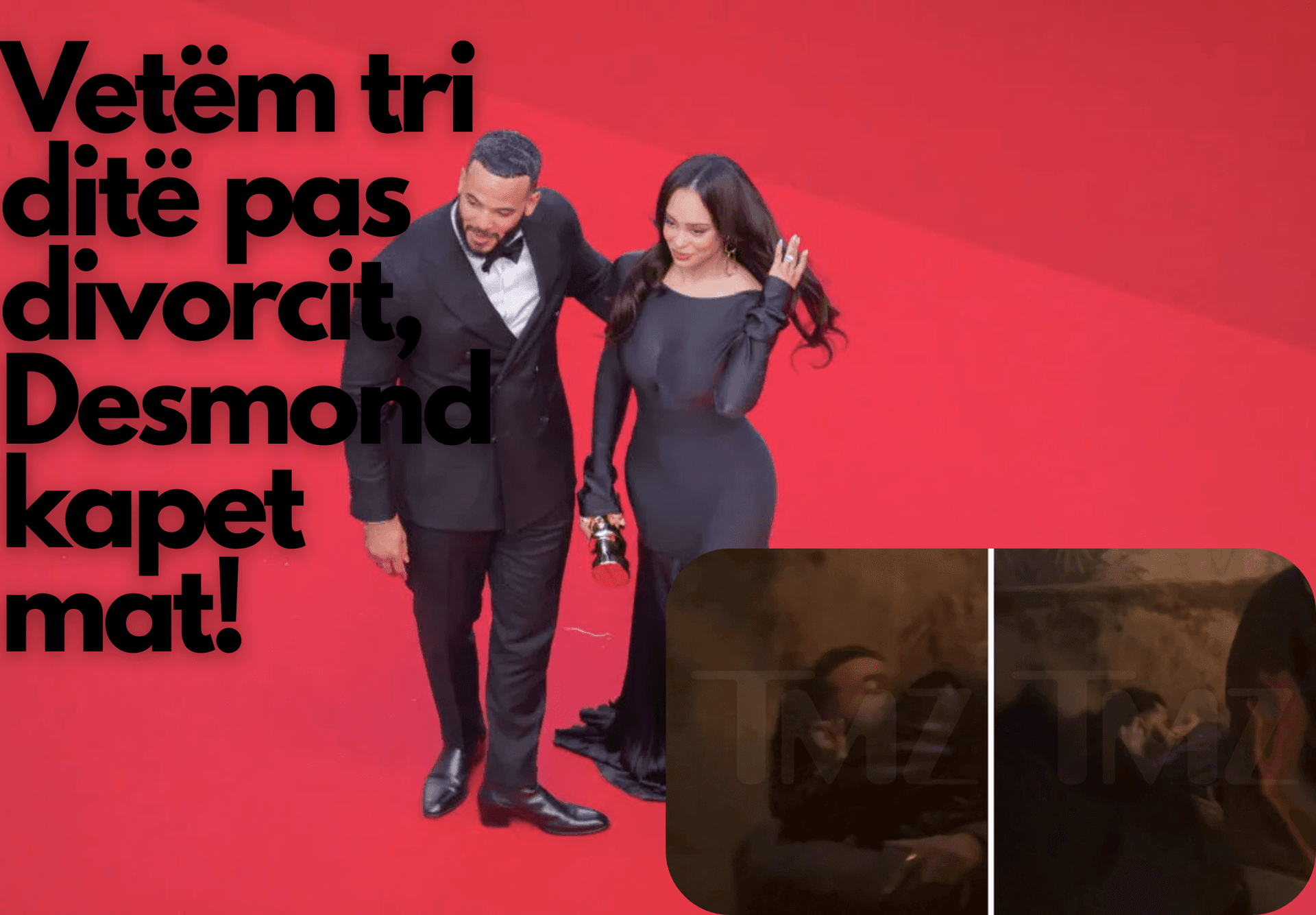 Desmond Scott nuk vajton divorcin – Vetëm 3 ditë pas, kapet duke u puthur me një grua misterioze