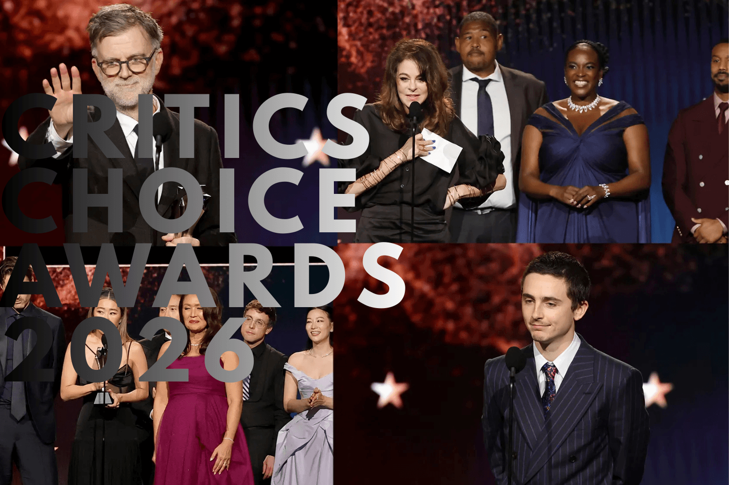Lista e plotë e fituesve të “Critics Choice Awards 2026”