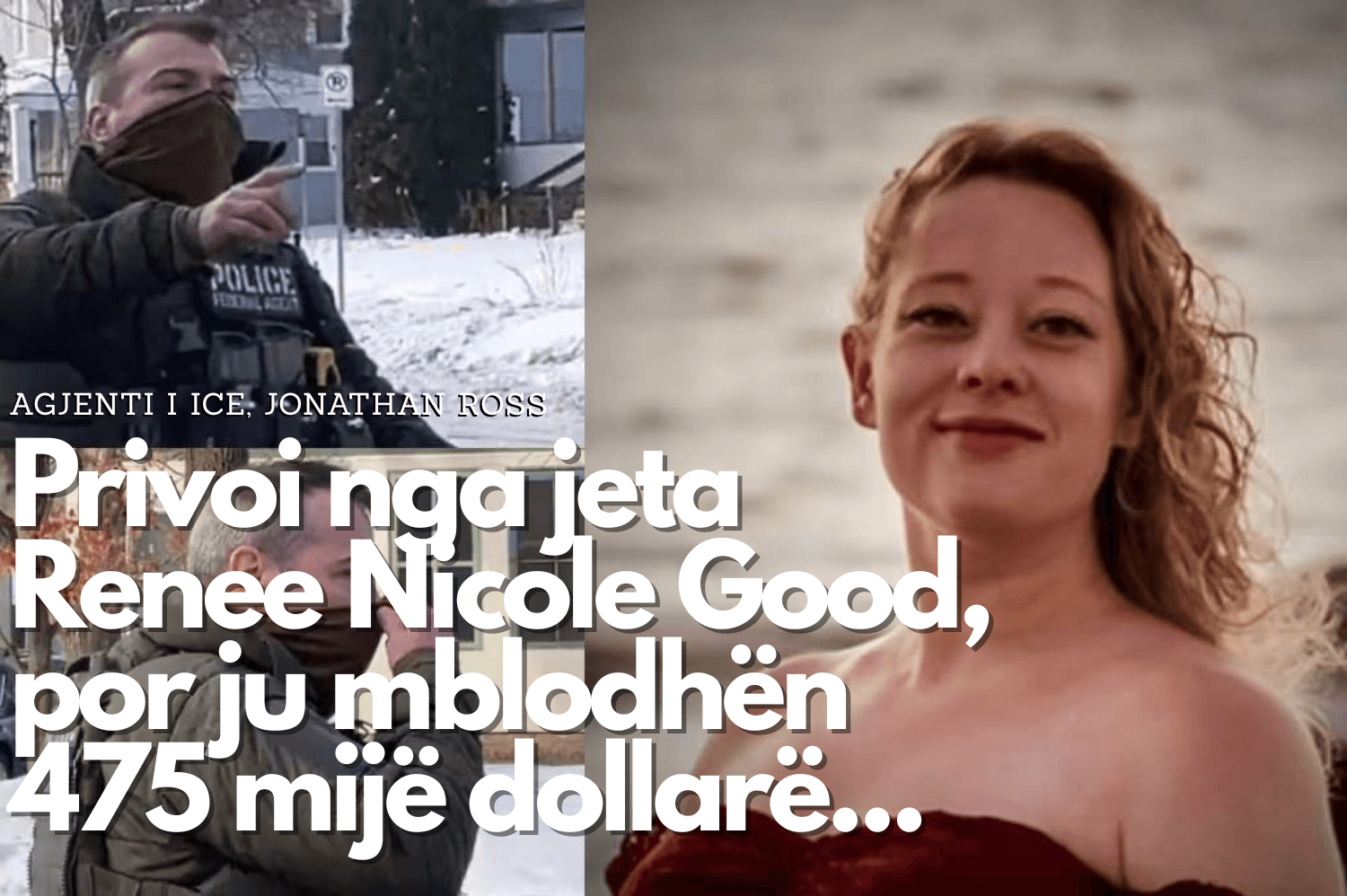 475 mijë dollarë të mbledhur në GoFundME për agjentin e ICE, Jonathan Ross