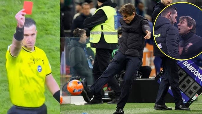 Antonio Conte pezullohet për dy ndeshje në Serie A pas kartonit të kuq ndaj Interit