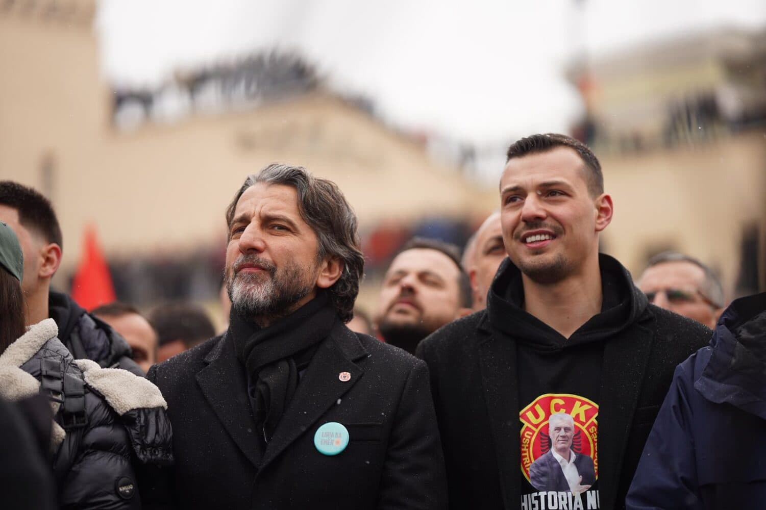 Rama ndan foto me djalin e Thaçit: Të bashkuar për drejtësi, shtet e për kombin tonë