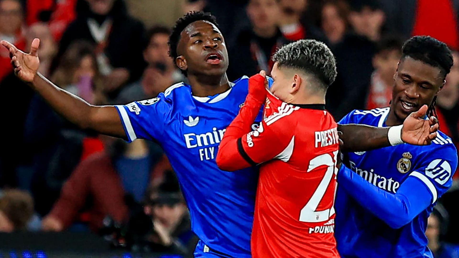 Prestianni i sqaron UEFA-s se çfarë i tha Viniciusit gjatë ndeshjes