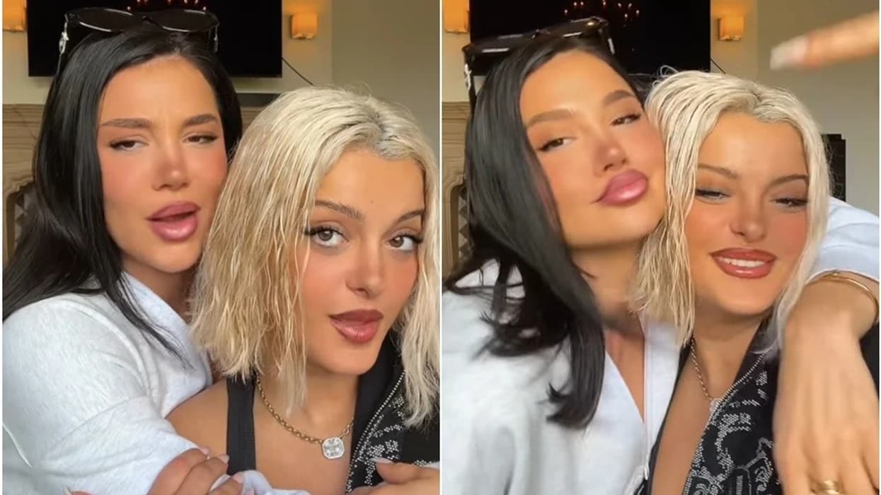 Bebe Rexha shfaqet krah Dhurata Dorës