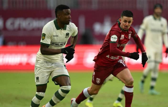 Nazmi Gripshi shënon golin e parë me Rubin Kazan dhe përfshihet në formacionin e javës