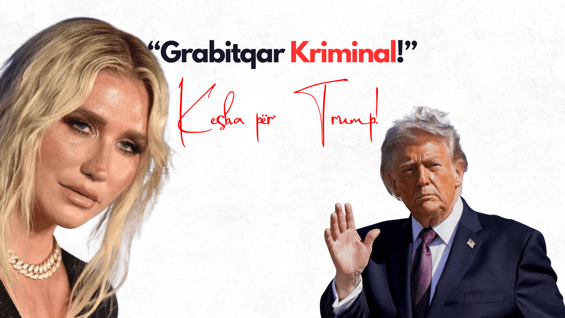 Kesha e quan Trump-in “Grabitqar kriminal”, pasi ky i fundit ia përdori këngën!