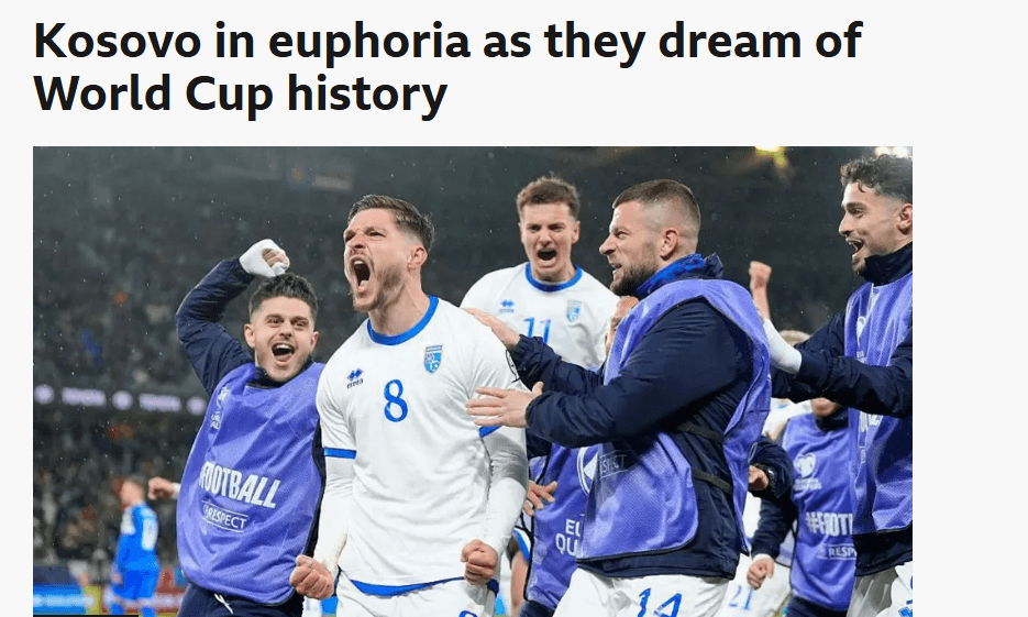 BBC: Kosova vetëm 90 minuta larg historisë së Botërorit