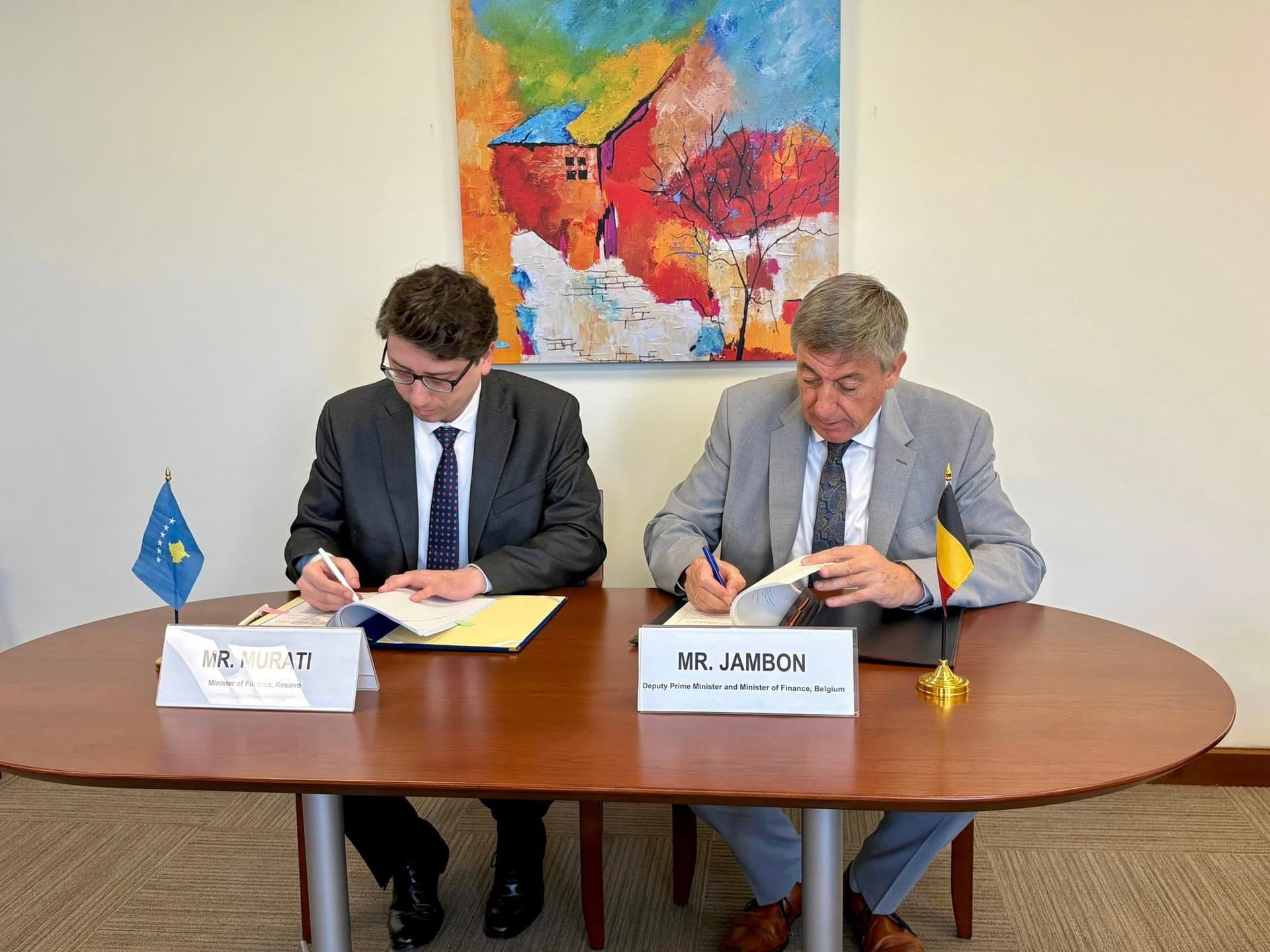 Nënshkruhet marrëveshja për eliminimin e tatimit të dyfishtë ndërmjet Kosovës dhe Belgjikës