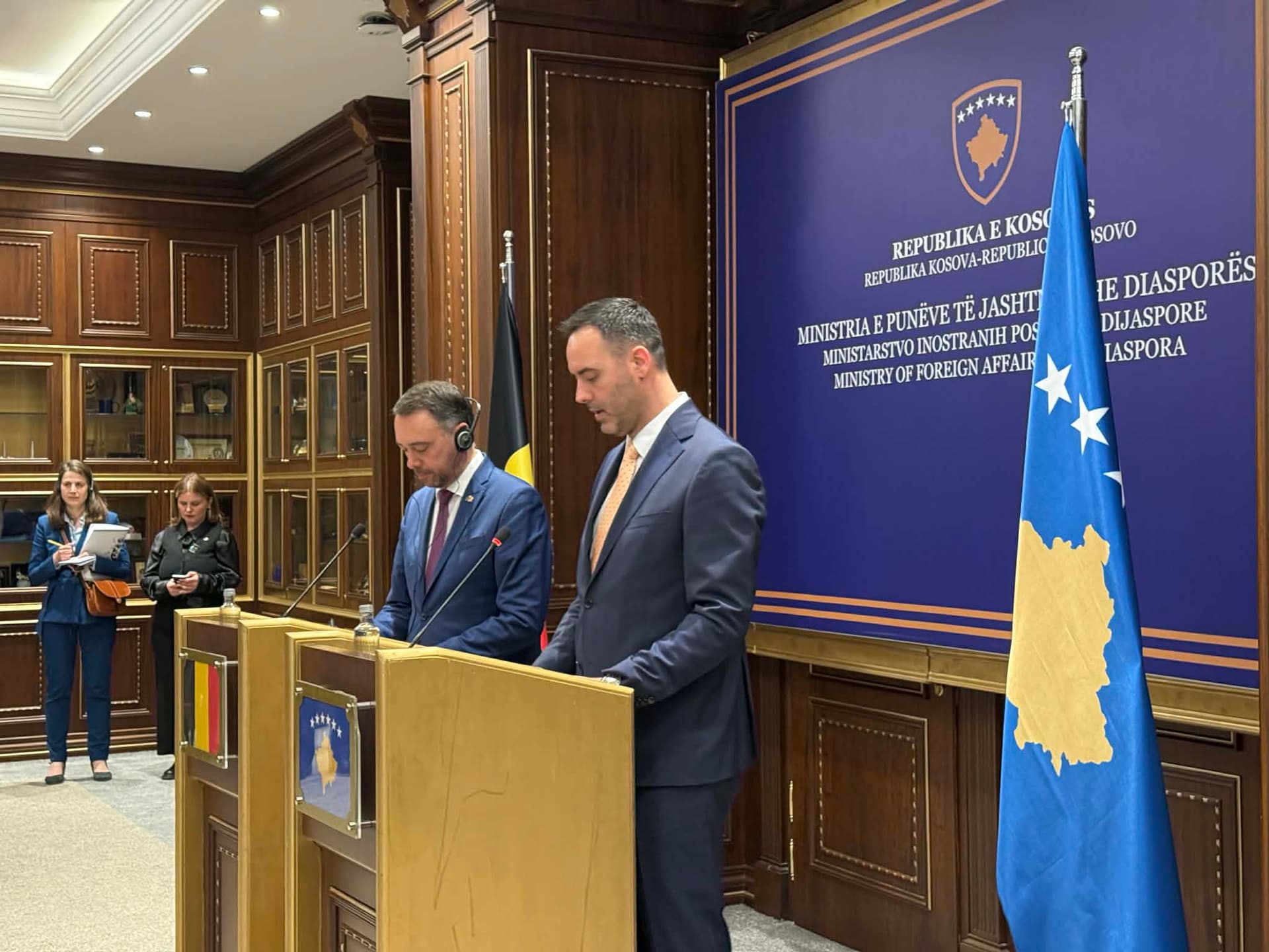 Konjufca pas takimit me homologun belg: Presim anëtarësim të shpejtë në Këshillin e Evropës